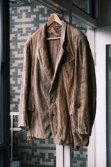 1950's French CONCHON-QUINETTE Distressed Corduroy Suit Jacket French vintage distressed corduroy suit jacket