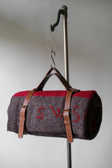 Swiss Wool Army Blanket Synthetic Belt 瑞士羊毛軍毯加合成皮帶