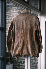 1950's French CONCHON-QUINETTE Distressed Corduroy Suit Jacket French vintage distressed corduroy suit jacket