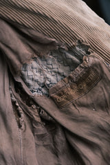 1950's French CONCHON-QUINETTE Distressed Corduroy Suit Jacket French vintage distressed corduroy suit jacket