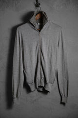 Dior Homme by Kris Van Assche and 10A/W Alpaca Collar Full Zip Sweater Made in Italy
