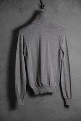 Dior Homme by Kris Van Assche and 10A/W Alpaca Collar Full Zip Sweater Made in Italy