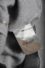 Dior Homme by Kris Van Assche and 10A/W Alpaca Collar Full Zip Sweater Made in Italy