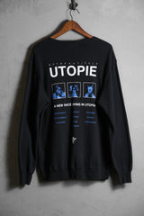 UNDERCOVER "But Beautiful III UTOPIE" L/S Tee Takahashi Shield Print Long Sleeve University T