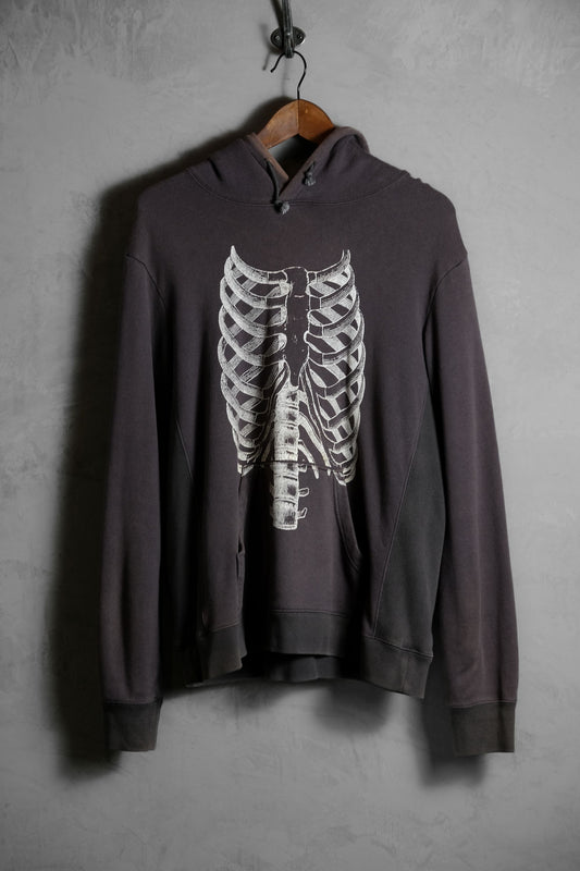 UNDERCOVER 13A/W Anatomicouture Ribcage Hoodie 高橋盾 骨骼印花帽T
