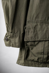 USARMY 1970年代 ヴィンテージ リップストップ ジャングル シャツ 第5米軍 ベトナム戦争 ジャングル フィールド シャツ