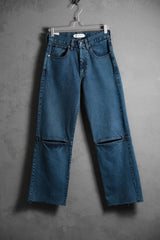 NAMACHEKO ISIN Denim Jeans - Snow Wash Overdye Belgian designer brand washed jeans