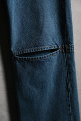 NAMACHEKO ISIN Denim Jeans - Snow Wash Overdye Belgian designer brand washed jeans