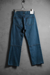 NAMACHEKO ISIN Denim Jeans - Snow Wash Overdye Belgian designer brand washed jeans