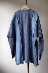 Ban Restructure Hand sewing Denim Cuts Shirt G style