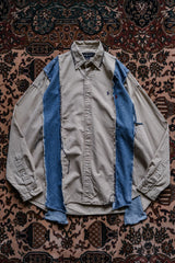 Ban Restructure Hand sewing Denim Cuts Shirt A款