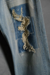 Levi's Vintage Clothing LVC 2000's 55501 Selvedge Denim Jeans J22 factory Japanese selvedge jeans damaged paint splashing water washing process