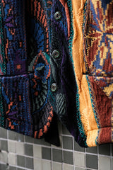 COOGI 90's Vintage 3D Knitted Waistcoat Vest Australian wool brand colorful three-dimensional woven suit vest