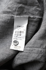 CONFECT nest Robe リネンヘアラインストライプスキッパーシャツ 日本のデザイナーブランド リネン細ストレートストライプ セーラーグローブ ヘッドシャツ
