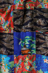 Polo Ralph Lauren Patchwork Hawaiian Shirt 羅夫·勞倫 虎斑迷彩花紋拼接夏威夷襯衫