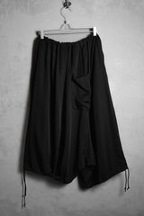 Ground Y Yohji Yamamoto Tencel Pants 山本耀司副線 天絲低檔寬褲 可縮口