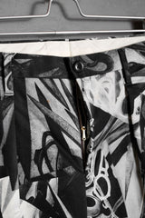 Paul Smith Scissor Print Tapered Pants 滿版剪刀印花錐形褲 日本製