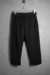 ODEUR Wool Low Crotch Cropped Pants 瑞典設計師品牌 羊毛低檔九分褲