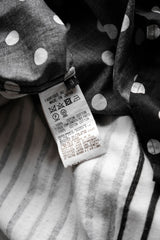 S’YTE Yohji Yamamoto Dot Stripe Pannel Long Shirt 山本耀司副線 條紋波點拼接長版襯衫