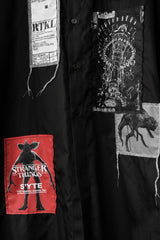 S’YTE Yohji Yamamoto x Stranger Things Omnibus Printed Patch Long Shirt 怪奇物語聯名 貼布長版襯衫