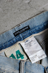 Dolce & Gabbana Distressed Denim Jeans Distressed low-rise jeans made in Italy