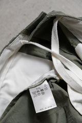 e.sen ナイロン/コットン ミリタリーカーゴパンツ 日本のデザイナーブランド ナイロン混紡 マルチポケット ミリタリーパンツ 日本製