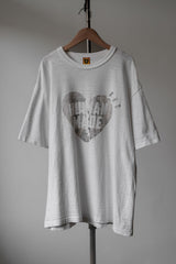 HUMAN MADE x Mark Ronson 19A/W Tee DJ聯名 竹節棉裂心印花短T 日本製