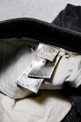 Diesel J-Cut Black Washed Denim Jeans Diesel washed black denim curved cut jeans made in Italy