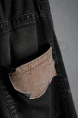 メゾン ミハラヤスヒロ ライトワイドジーンズ 日本のデザイナーブランド、ミハラヤスヒロのライトウォッシュドデニムワイドパンツ