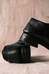 キャロル・クリスチャン・ポエル(CCP) フォールドダービー 高級デザイナーシューズ フォールドデザインダービーシューズ