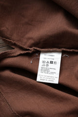 STILL BY HAND 18S/S ロングスリーブTシャツ 日本人デザイナーブランド シンプル ロングスリーブTee キャメル