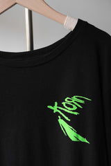 KORN セルフタイトルアルバムプリント L/S Tシャツ Korn アメリカのメタルバンドのプリント長袖Tシャツ