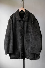 1920~30s Vintage Brown’s Beach Salty & Pepper Jacket 胡椒鹽布羊毛工作夾克 袖子裁短