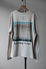OAMCエディション スペースシップアース グラフィックTシャツ フランスのストリートファッションブランドのプリント長袖Tシャツ