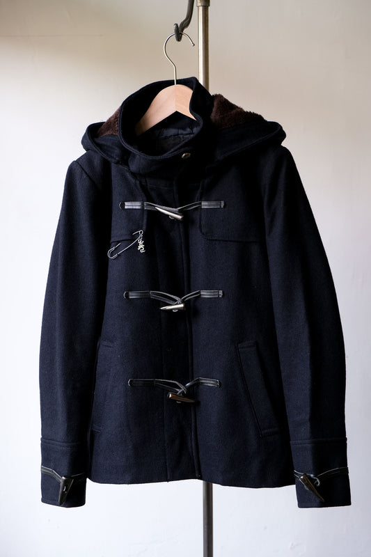 Jeanasis Wool Duffle Coat 日系女裝品牌 羊毛牛角扣連帽大衣