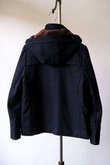 Jeanasis ウールダッフルコート 日本のレディースブランド ウールダッフル フード付きコート