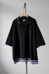 NAME. INDIAN COTTON KANOKO BIG POLO SHIRT 日本設計師品牌 印度棉鹿子織Polo衫