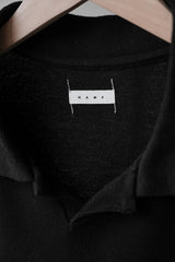 NAME. INDIAN COTTON KANOKO BIG POLO SHIRT 日本設計師品牌 印度棉鹿子織Polo衫