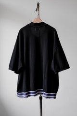 NAME. INDIAN COTTON KANOKO BIG POLO SHIRT 日本設計師品牌 印度棉鹿子織Polo衫