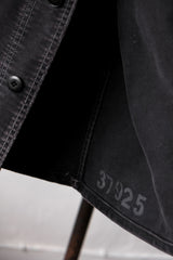 1950s French Vintage “Debure & Deverchere” Black Moleskin Work Jacket 古著法國工裝 黑鼴鼠皮工作夾克