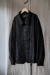 Professor.E 23FW - Infiniti Pleats Coach JKT - Black
