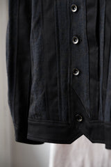 Professor.E 23FW - Infiniti Pleats Coach JKT - Black