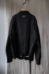 Professor.E 23FW - Infiniti Pleats Coach JKT - Black