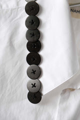 ナマチェコ メタルボタンカラーシャツ ベルギーデザイナーブランドのメタルボタンカラーシャツ