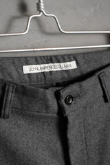 John Lawrence Sullivan Wool Slacks Pants Japanese designer brand wool patchwork trousers made in Japan