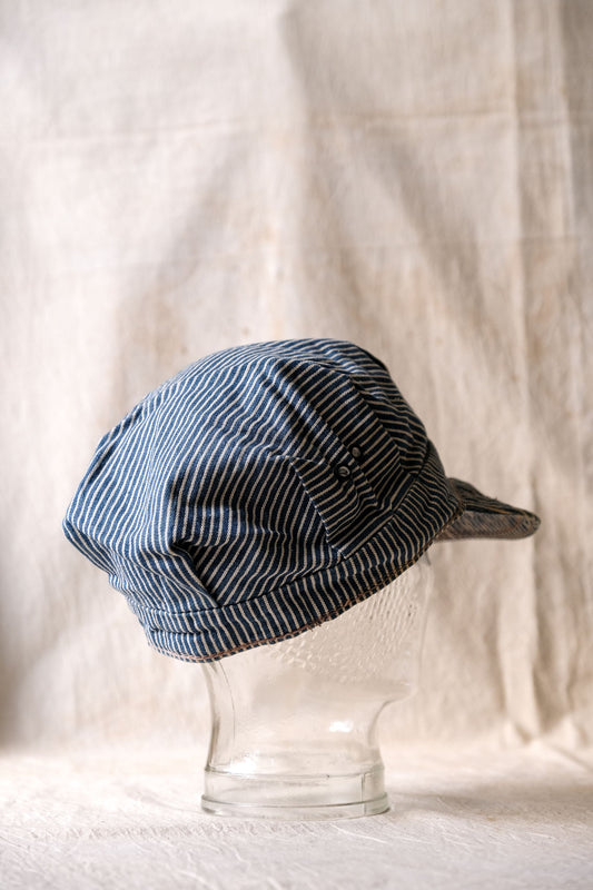 60年代のLeeヴィンテージレールロードエンジニアードワーカーキャップ米国製