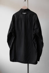 ヨウジヤマモト プールオム A/W16 チャイニーズシャツ ヤマモトヨウジ メンズ メインライン コットン タンスーツ ボタンダウンシャツ