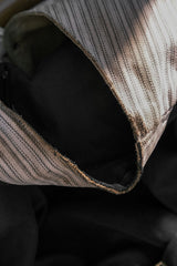 French Vintage Striped Gilet Jacket 法國古著 棉質條紋馬甲工作外套