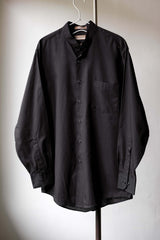 「ジャンニ アントニオ」ノーカラーシャツ ヴィンテージレーヨンノーカラーシャツ