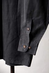 「ウェストレイクカジュアルズ」ノーカラーシャツ ヴィンテージレーヨンノーカラーシャツ